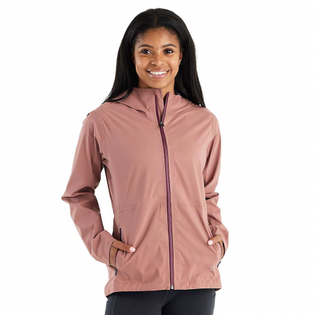 Free Fly Women's Cloudshield Rain Jacket - Light Sangria