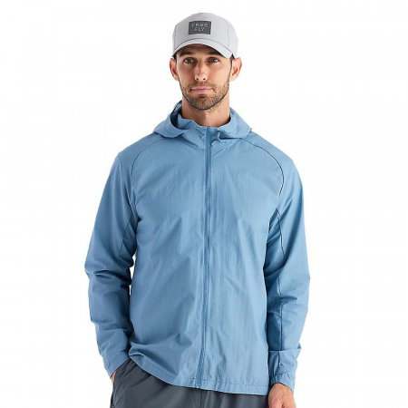 Free Fly Men's Headwind Jacket - Blue Fog