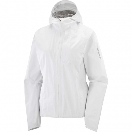 Salomon Women's Bonatti Waterproof Jacket - White