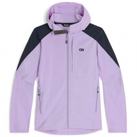 Outdoor Research Women's Ferrosi Hoodie - Lavender / Naval Blue