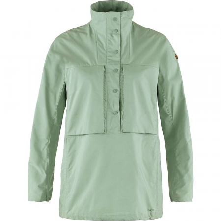 Fjallraven Women's Abisko Hike Anorak - Misty Green