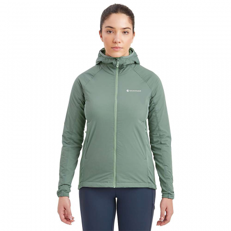 Montane Women's Fireball Lite Hoodie - Eucalyptus