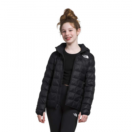 The North Face Girls' Thermoball Hooded Jacket - TNF Black