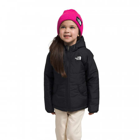 The North Face Toddlers' Reversible Perrito Hooded Jacket - TNF Black