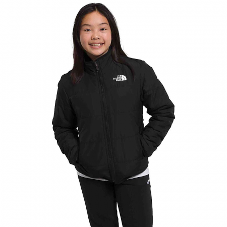 The North Face Girls' Reversible Mossbud Jacket - TNF Black