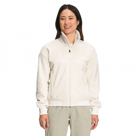 The North Face Women's Luxe Osito Full Zip Jacket - Gardenia White