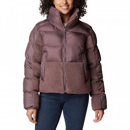 Columbia Women's Leadbetter Point Sherpa Hybrid Jacket - Basalt