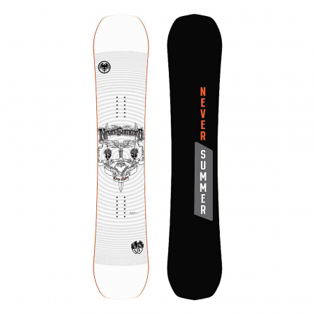 Never Summer Men's Easy Rider Triple Camber Twin Snowboard