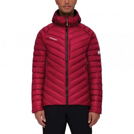 Mammut Men's Broad Peak IN Hooded Jacket - Blood Red / Black