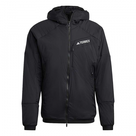 Adidas Men's Terrex Techrock Primaloft Hooded Jacket - Black