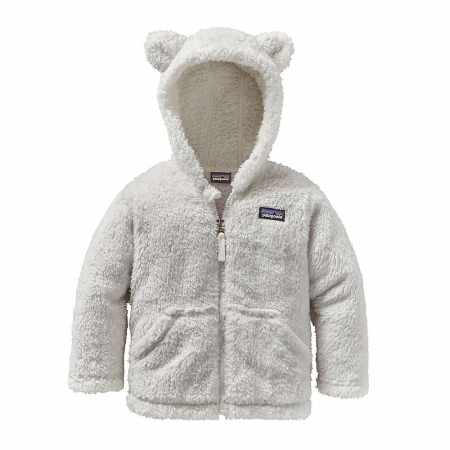 Patagonia Baby Furry Friends Hoody - Birch White