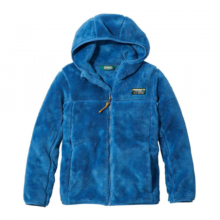 L.L.Bean Kids' Hi Pile Fleece Jacket - Small 8 - Marine Blue