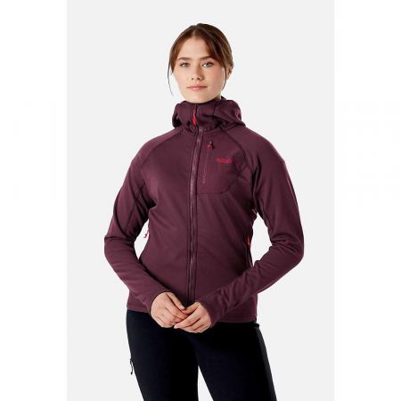 Rab Women's Superflux Hoody - Deep Heather