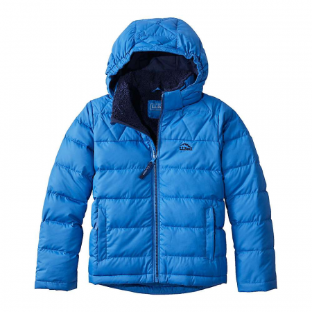 L.L.Bean Kids' Down Jacket - Medium 10-12 - Cobalt Sea