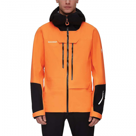 Mammut Men's Haldigrat Air HS Hooded Jacket - Tangerine / Black