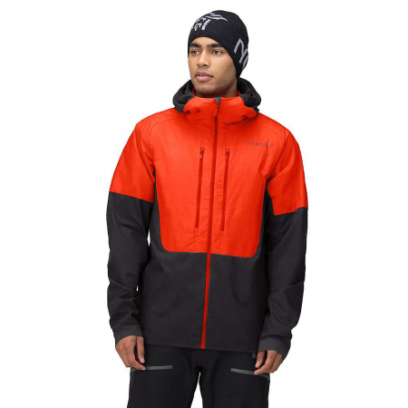 Norrona Men's Lyngen Aero80 Insulated Zip Hoodie - Arednalin / Caviar