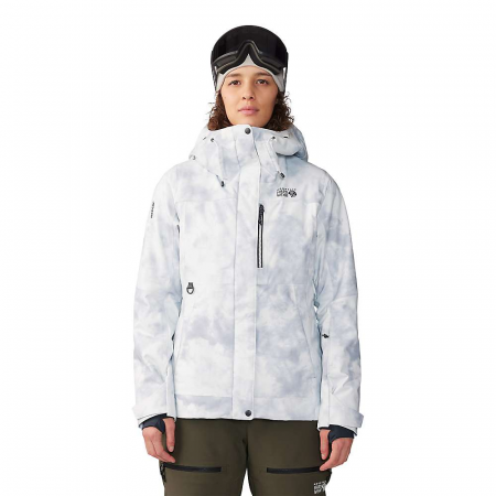 Mountain Hardwear Women's Powder Maven Jacket - Glacial Ice Dye Print