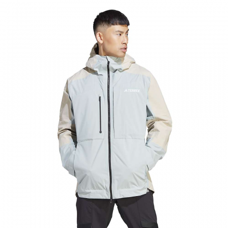 Adidas Men's Terrex Xploric Rain.Rdy Jacket - Wonder Silver / Wonder Beige