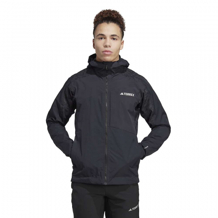 Adidas Men's Xperior Hybrid Primeknit Rain.Rdy Jacket - Black