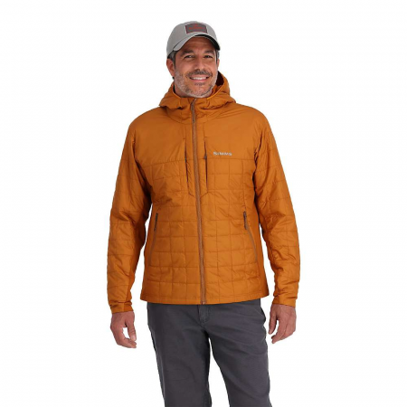 Simms Men's Fall Run Hybrid Hoody - Chestnut