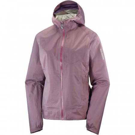 Salomon Women's Bonatti Waterproof Jacket - Moonscape