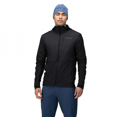 Norrona Men's Falketind Alpha90 Insulated Zip Hoodie - Caviar