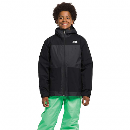 The North Face Boys' Freedom Triclimate Jacket - TNF Black / Asphalt Grey