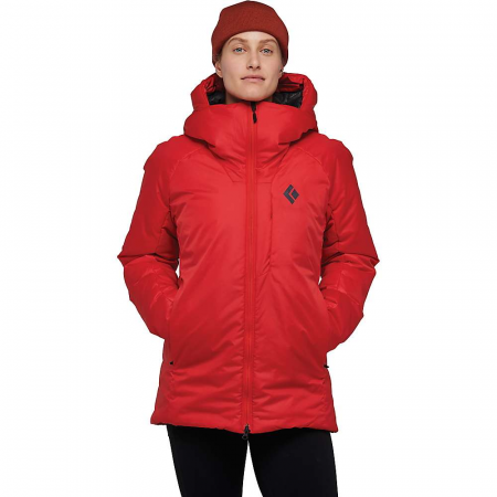 Black Diamond Women's Belay Parka - Coral Red