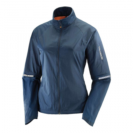 Salomon Women's Sense Flow Jacket - Carbon / Carbon