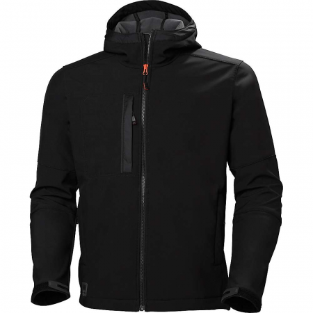 Helly Hansen Men's Kensington Hooded Softshell Jacket - Black