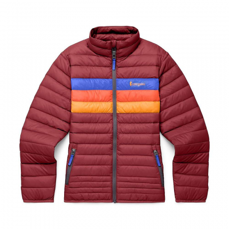 Cotopaxi Kids' Fuego Down Jacket - Burgundy Stripes