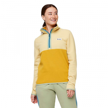 Cotopaxi Women's Amado Fleece Pullover - Wheat / Amber