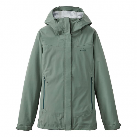 L.L.Bean Women's Cresta Stretch Rain Jacket - Sea Green