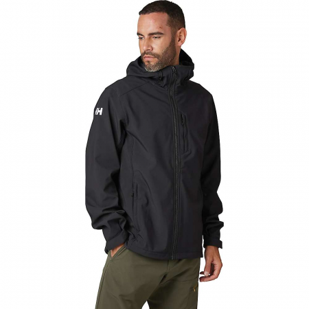 Helly Hansen Men's Paramount Hooded Softshell Jacket - Black