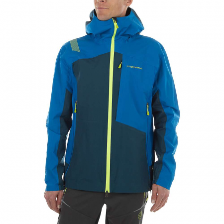 La Sportiva Men's Crizzle Evo Shell Jacket - Storm Blue / Electric Blue