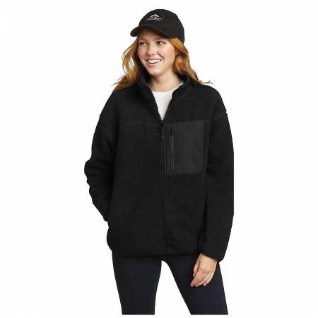 Eddie Bauer Women's Chilali Full Zip Jacket - Black