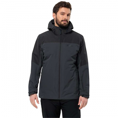 Jack Wolfskin Men's Glaabach 3 In 1 Jacket - Black