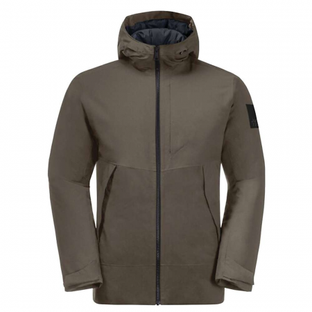 Jack Wolfskin Men's Tempelhof Jacket - Cold Coffee