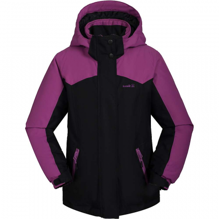 Kamik Girls' Evie Jacket - Black / Orchid