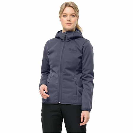 Jack Wolfskin Women's Windhain Hoody - Dolphin