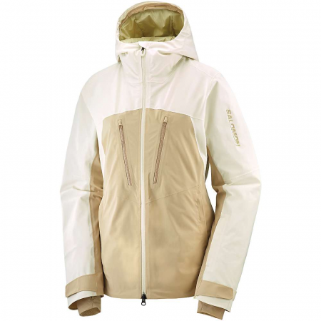 Salomon Women's Brilliant Jacket - Safari / Vanilla Ice