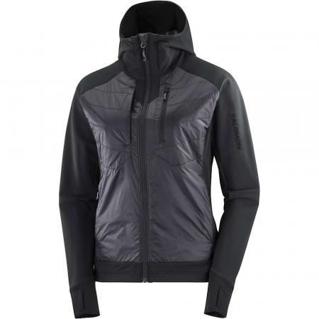 Salomon Women's Elixir Hybrid HD Insulated Jacket - Deep Black