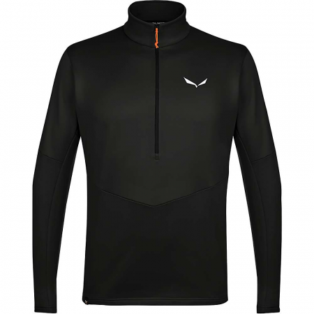 Salewa Men's Puez PL Half Zip Fleece Jacket - Black Out