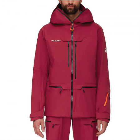 Mammut Men's Haldigrat HS Hooded Jacket - Blood Red / Black