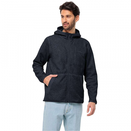 Jack Wolfskin Men's Tannenspur Hooded Jacket - Night Blue