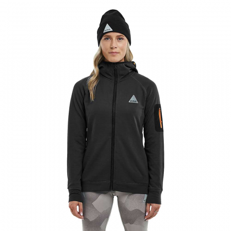 Orage Women's Teslin Tech Grid Layering Jacket - Black