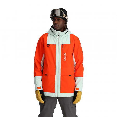 Spyder Men's Field Jacket - Twisted Orange