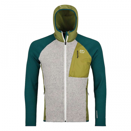 Ortovox Men's Classic Fleece GP Knit Hoody - Wild Herbs