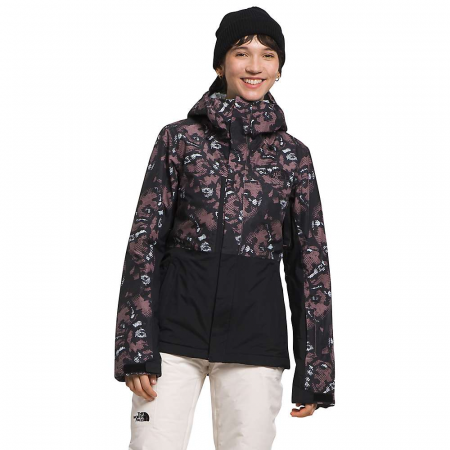 The North Face Women's Freedom Insulated Jacket - Fawn Grey Snake Charmer Print