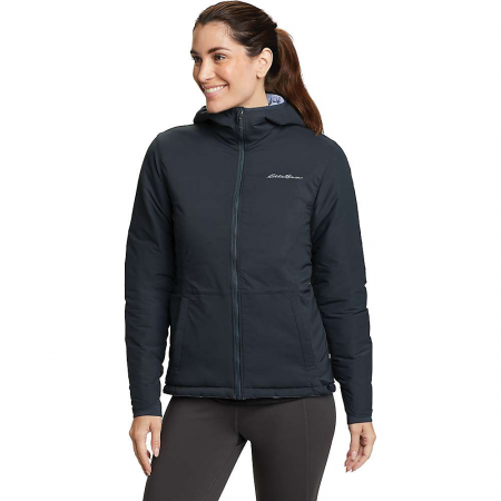 Eddie Bauer Women's Ignitelite Stretch Reversible Hooded Jacket - Dusty Blue